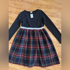 NWT Crewcuts Girl’s Plaid Dress 12Y Holidays